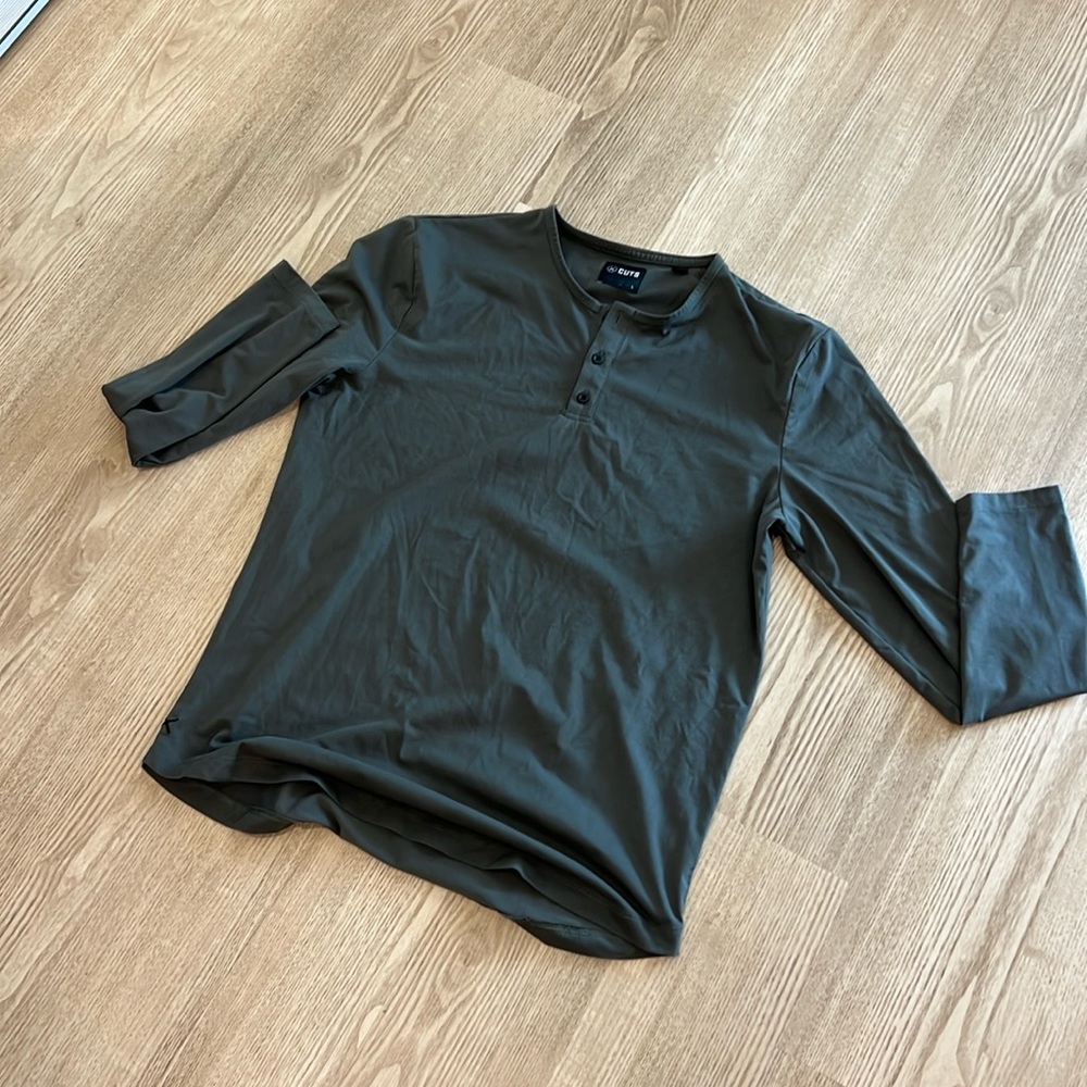 Cuts along Sleeve Henley